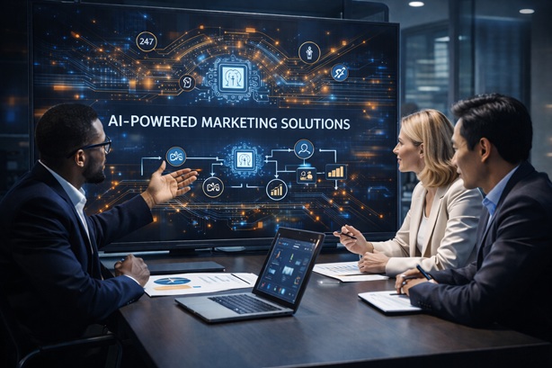 AI-powered marketing solutions service